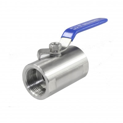 SS304 SS316  Stainless Steel One Piece Female Threaded Ball Valve